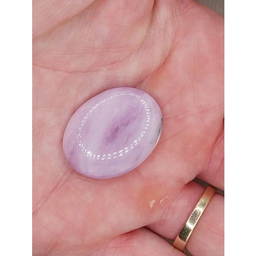 Kunzit marokkő lapos ovális