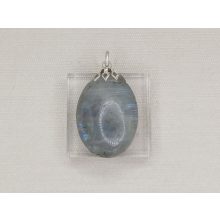 Labradorit medál kaboson 