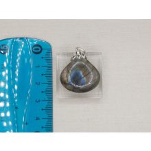 Labradorit medál kaboson 