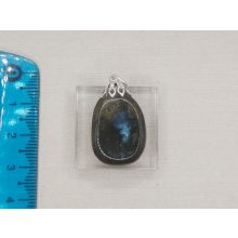 Labradorit medál lapos 