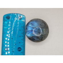 Labradorit marokkő nagy  fél gömb