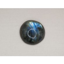 Labradorit marokkő nagy  fél gömb