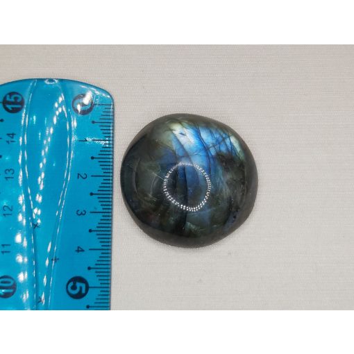 Labradorit marokkő nagy  fél gömb