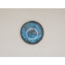 Labradorit marokkő nagy  fél gömb