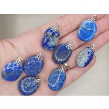 Lápisz lazurit medál lapos véletlenszerűen