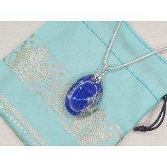 Lápisz lazurit medál lapos