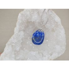 Lápisz lazurit medál lapos