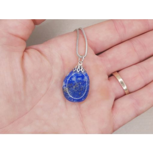 Lápisz lazurit medál lapos