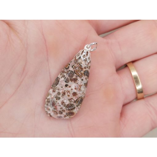 Leopárd jáspis medál