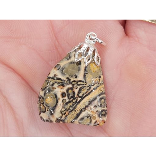 Leopárd jáspis medál