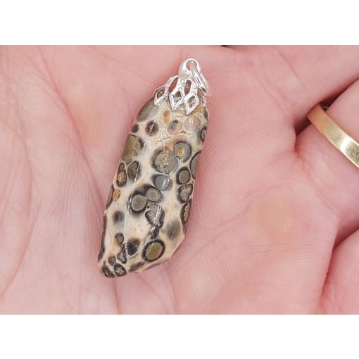 Leopárd jáspis medál