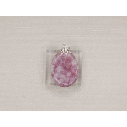Lepidolit medál lapos 