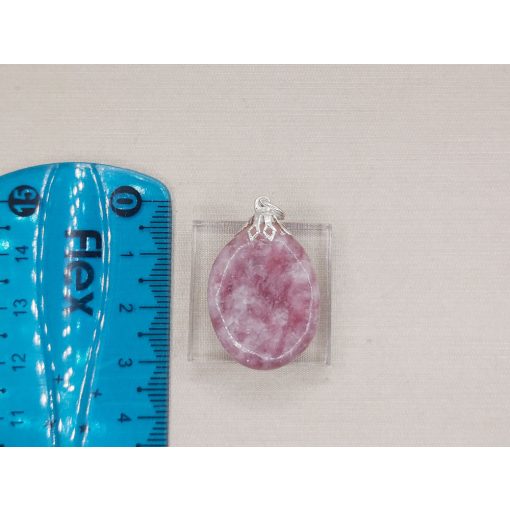 Lepidolit medál lapos 