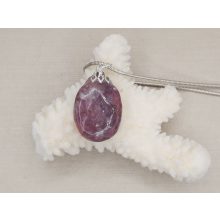 Lepidolit medál lapos 