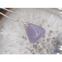 Levendula fluorit medál