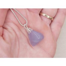 Levendula fluorit medál