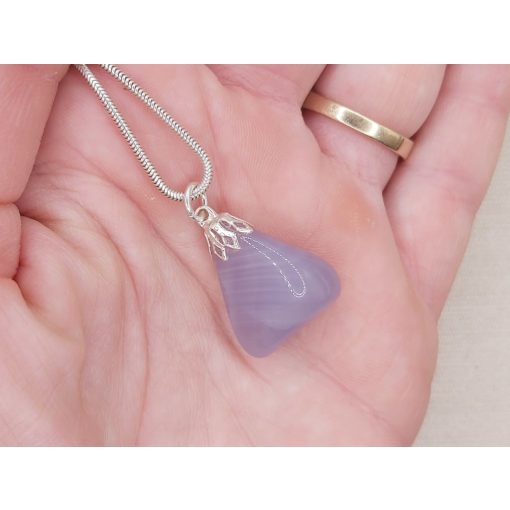 Levendula fluorit medál