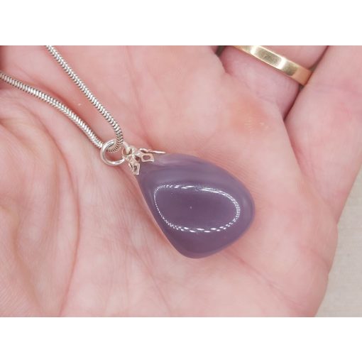 Levendula fluorit medál