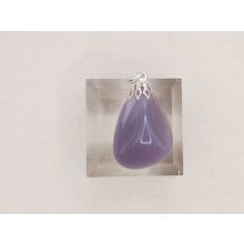 Levendula fluorit medál