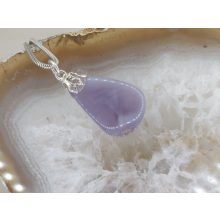 Levendula fluorit medál