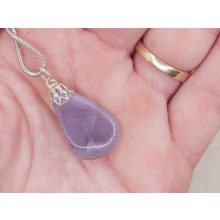 Levendula fluorit medál