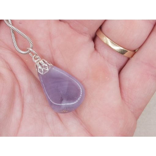 Levendula fluorit medál