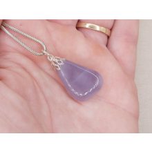 Levendula fluorit medál
