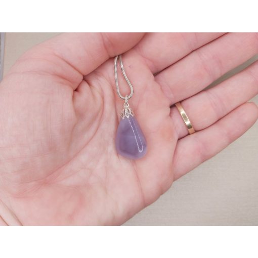 Levendula fluorit medál