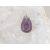 Lila kalcedon medál kaboson
