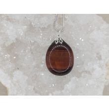 Macskaszem medál lapos