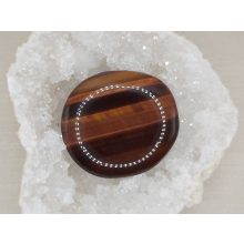 Macskaszem marokkő lapos