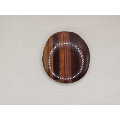 Macskaszem marokkő lapos