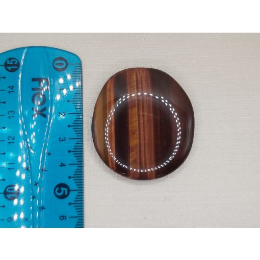 Macskaszem marokkő lapos