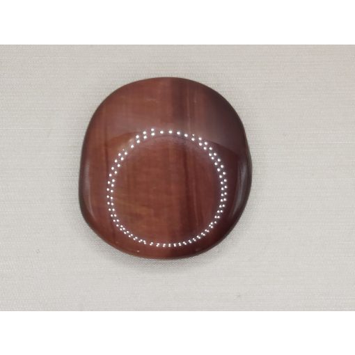 Macskaszem marokkő lapos