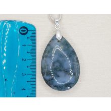 Mohaachát medál formára csiszolt