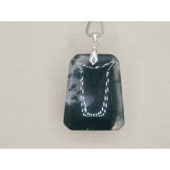 Mohaachát medál formára csiszolt