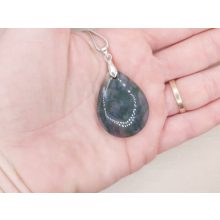 Mohaachát medál formára csiszolt