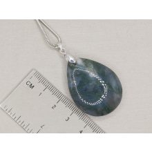 Mohaachát medál formára csiszolt