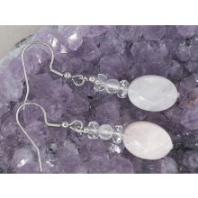 Morganit formadíszített füli