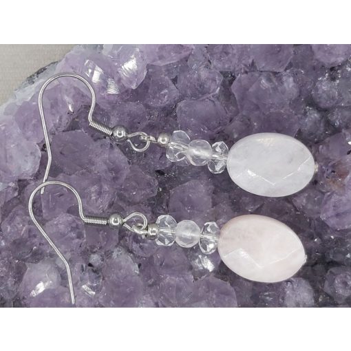 Morganit formadíszített füli