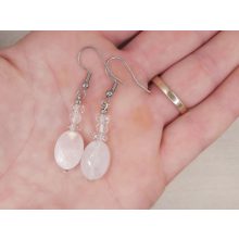 Morganit formadíszített füli