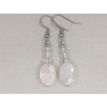 Morganit formadíszített füli