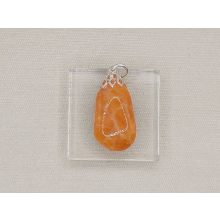 Narancs kalcit medál