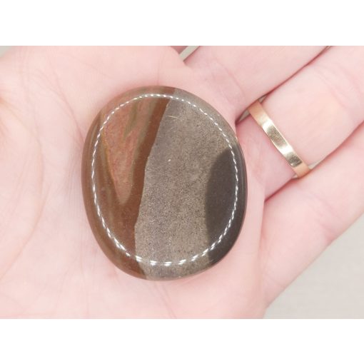 Polikróm jáspis marokkő lapos