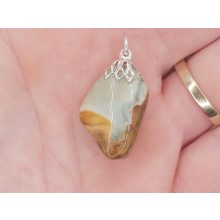 Polikróm jáspis medál 