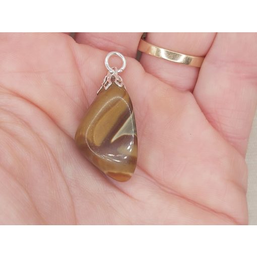 Polikróm jáspis medál 