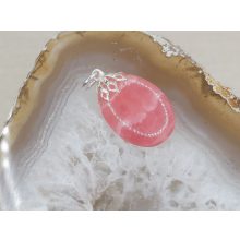 Rodokrozit medál ovális nagyon top minőség