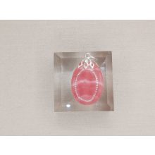 Rodokrozit medál ovális nagyon top minőség
