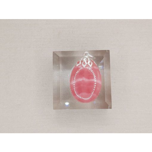 Rodokrozit medál ovális nagyon top minőség