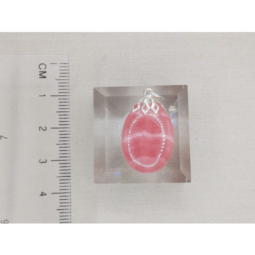 Rodokrozit medál ovális nagyon top minőség